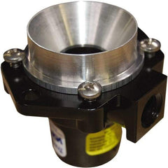 Vortec - 0.79" Inner Diam Aluminum Vaccuum Generator - 1-3/4" Intake Diam & 1-1/4" Discharge Diam - Exact Industrial Supply