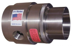 Vortec - 1.57" Inner Diam Stainless Steel Vaccuum Generator - 2-1/2" Intake Diam & 1.97" Discharge Diam - Exact Industrial Supply
