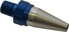 Vortec - Blow Gun OSHA Air Saver Nozzle - 1/8 NPT, 1-7/8" Long, Aluminum - Exact Industrial Supply