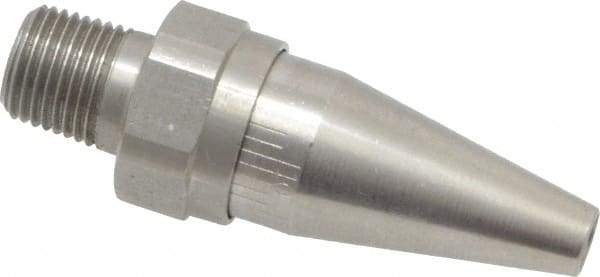 Vortec - Blow Gun OSHA Air Saver Nozzle - 1/8 NPT, 1-7/8" Long, Stainless Steel - Exact Industrial Supply