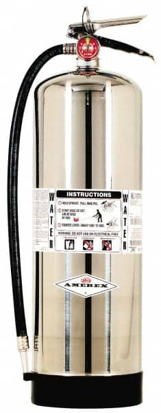 Amerex - 2.5 Gal, 2-A Rated, Water Fire Extinguisher - Exact Industrial Supply