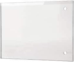 PRO-SAFE - Acrylic Flat Shield - 6" Wide x 8" Long x 1/8" Thick, Magnetic Base, For General Purpose Use - Exact Industrial Supply
