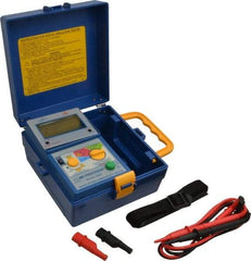 B&K Precision - Digital Display, 2,000 Megohm Electrical Insulation Resistance Tester & Megohmmeter - 1,000 VDC Max Test Voltage, Powered by AA Battery - Exact Industrial Supply