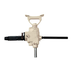 Air Drills; Chuck Size: No. 2 Morse Taper; Handle Type: T-Handle; Horse Power: 1.75 hp; Reversible: Yes; Air Consumption (LPM): 1558.00; Air Pressure (psi): 90; Inlet Size (Inch): 1/2; Overall Length (Decimal Inch): 20.2000; Exhaust Location: Side; Speed