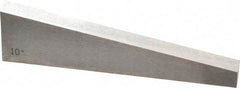 Value Collection - 10° Angle, 3 Inch Long, Angle Block - 55 RC Hardness - Exact Industrial Supply