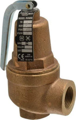Conbraco - 3/4" Inlet, 3/4" Outlet, ASME Safety Relief Valve - 30 Max psi, 827,000 BTUs - Exact Industrial Supply