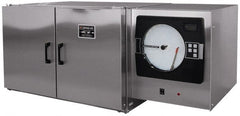 Grieve - 1 Phase, 26 Inch Inside Width x 22 Inch Inside Depth x 16 Inch Inside Height, 550°F Max, Portable Height-Temp Heat Treating Oven - Exact Industrial Supply