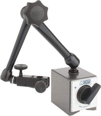 Noga - Fine Adjustment Indicator Positioner & Holder with Base - Articulated Arm, 55mm Base Height - Exact Industrial Supply