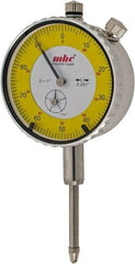 Value Collection - 0.001" Graduation, 0-100 Dial Reading, Indicator & Base Kit - 4-1/2" Base Length x 1" Base Width x 1-1/4" Base Height, 2.2" Dial Diam - Exact Industrial Supply