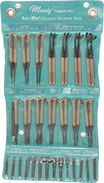 Moody Tools - 55 Piece Screwdriver Set - Comes in Tools Only - Exact Industrial Supply