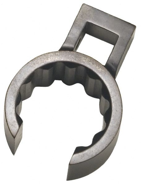 Martin Tools - 1/2" Drive, 1-1/2", Black Oxide, Flare Nut Crowfoot Wrench - Exact Industrial Supply