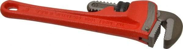 Ridgid - 8" Cast Iron Straight Pipe Wrench - 1" Pipe Capacity - Exact Industrial Supply