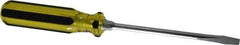 Stanley - Standard Slotted Screwdriver - Round Shank, Acetate Handle - Exact Industrial Supply