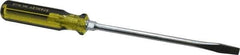 Stanley - Standard Slotted Screwdriver - Round Shank, Acetate Handle - Exact Industrial Supply