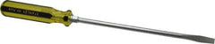 Stanley - Standard Slotted Screwdriver - Round Shank, Acetate Handle - Exact Industrial Supply