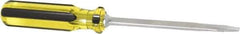 Stanley - Standard Slotted Screwdriver - Square Shank, Acetate Handle - Exact Industrial Supply