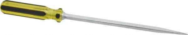 Stanley - 3/8" Blade Width, 15-1/4" OAL, Standard Slotted Screwdriver - 10" Blade Length, Square Shank, Acetate Handle - Exact Industrial Supply