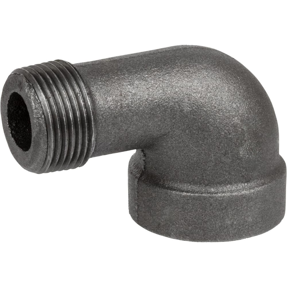 Black Pipe Fittings; Fitting Type: Street Elbow; Fitting Size: 1-1/2″; Material: Malleable Iron; Finish: Black; Fitting Shape: 90 ™ Elbow; Thread Standard: NPT; Connection Type: Threaded; Lead Free: No