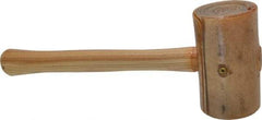 Garland - 1-1/2 Lb Head Rawhide Mallet - Wood Handle - Exact Industrial Supply