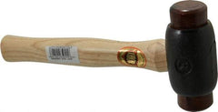 Value Collection - 3 Lb Head 1-3/4" Face Iron Soft Face Hammer - Wood Handle - Exact Industrial Supply