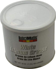 LubriMatic - 16 oz Can Lithium General Purpose Grease - White, 290°F Max Temp, NLGIG 2, - Exact Industrial Supply