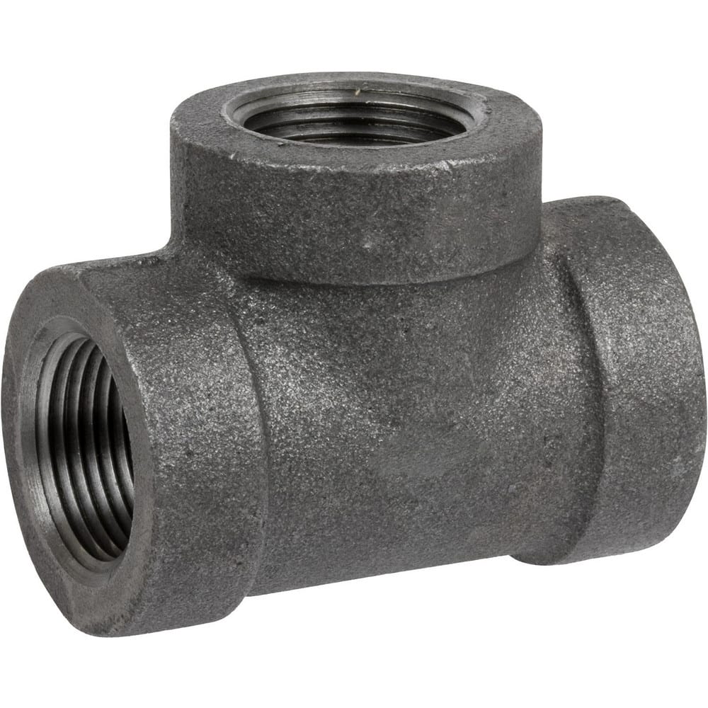 Black Pipe Fittings; Fitting Type: Tee; Fitting Size: 1/4″; Material: Malleable Iron; Finish: Black; Fitting Shape: Tee; Thread Standard: NPT; Connection Type: Threaded; Lead Free: No; Standards:  ™ASME ™B1.2.1;  ™ASME ™B16.3; ASTM ™A197;  ™UL ™Listed