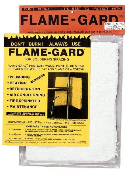 Made in USA - 24 Inch Long x 24 Inch Wide, Asbestos Free Flame Gard - Exact Industrial Supply