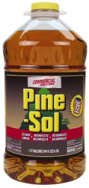 Pine-Sol - 144 oz Bottle All-Purpose Cleaner - Liquid, Disinfectant, Pine - Exact Industrial Supply