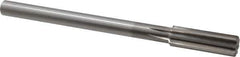 Alvord Polk - 20.5mm High Speed Steel 8 Flute Chucking Reamer - Straight Flute, 5/8" Straight Shank, 2-1/2" Flute Length, 9-1/2" OAL - Exact Industrial Supply