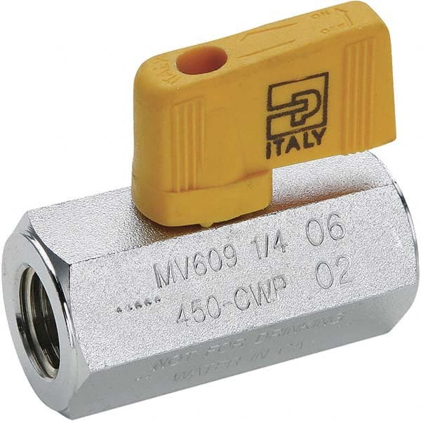 Parker - Ball Valves Type: Miniature Pipe Size (Inch): 1/4 - Exact Industrial Supply