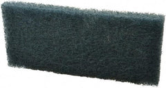 3M - 10" Long x 4-5/8" Wide x 1/2" Thick Scouring Pad - Medium-Duty, Blue - Exact Industrial Supply