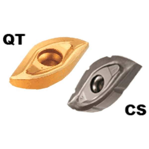 Iscar - BCR62 QT Grade IC908 Carbide Milling Insert - TiAlN Finish, 0.13" Thick, 0.31" Corner Radius - Exact Industrial Supply