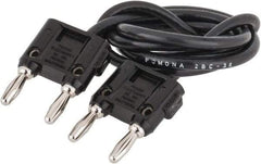 Pomona - Electrical Test Equipment Cable Assembly - Use with Double Banana Plugs - Exact Industrial Supply