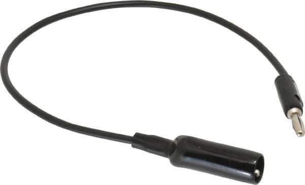 Pomona - Black Electrical Test Equipment Clip - Use with 0.300" Terminal, Banana Plugs - Exact Industrial Supply