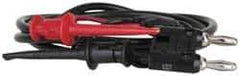 Pomona - Black/Red Electrical Test Equipment Clip - Use with Banana Plugs - Exact Industrial Supply