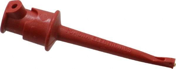 Pomona - Red Electrical Test Equipment Clip - Use with Minigrabbers - Exact Industrial Supply