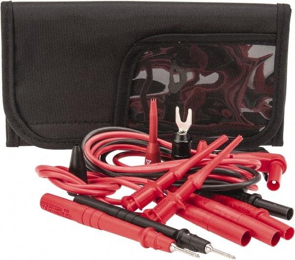 Pomona - 6 Piece, Test Lead Set - 600 Volt Max - Exact Industrial Supply