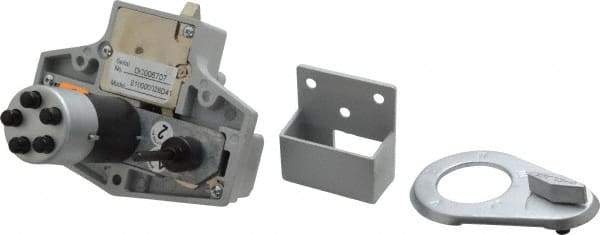 Kaba Access - 1-3/4 to 2-1/8" Door Thickness, Satin Chrome Finish, Push Button Deadbolt - Nonhanded Handling - Exact Industrial Supply