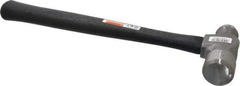 Stanley - 2 Lb Head High Carbon Steel Ball Pein Hammer - Hickory Handle, 15-7/8" OAL - Exact Industrial Supply