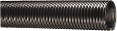 Kuriyama of America - 4" ID x 4.76" OD, 35 Max psi, Full In. Hg, Dry Material Handling & Transfer Hose - Polyurethane Liner, PVC Cover, -40 to 150°F, 6" Bend Radius, 50' Coil Length, Black - Exact Industrial Supply