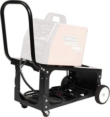 Lincoln Electric - 24" Long x 12" Wide x 47" High, Gas Cylinder Welding Cart - Fits 4, 5, 6, 7" Diameter Cylinders - Exact Industrial Supply