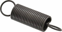 Made in USA - 3/4" OD, 20.24 Lb Max Load, 5.71" Max Ext Len, 0.072" Wire Diam Spring - 3.25 Lb/In Rating, 3.25 Lb Init Tension, 3" Free Length - Exact Industrial Supply