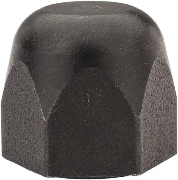 Morton Machine Works - 3/8-16" UNC, 3/4" Width Across Flats, Black Oxide Finish, Steel Acorn Nut - 3/4" Overall Height, TCMAI - Exact Industrial Supply