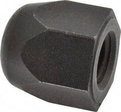 Morton Machine Works - 5/8-11" UNC, 1-1/16" Width Across Flats, Black Oxide Finish, Steel Acorn Nut - 1-3/16" Overall Height, TCMAI - Exact Industrial Supply