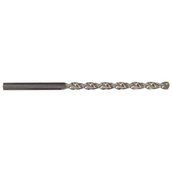 Taper Length Drill Bit: 0.5469″ Dia, 130 ° Bright/Uncoated, RH Cut, Parabolic Flute, Straight Shank, Series 535