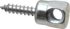 ITW Buildex - 3/8" Zinc-Plated Steel Horizontal (Cross Drilled) Mount Threaded Rod Anchor - 3/8" Diam x 1" Long, 670 Lb Ultimate Pullout, For Use with Wood - Exact Industrial Supply