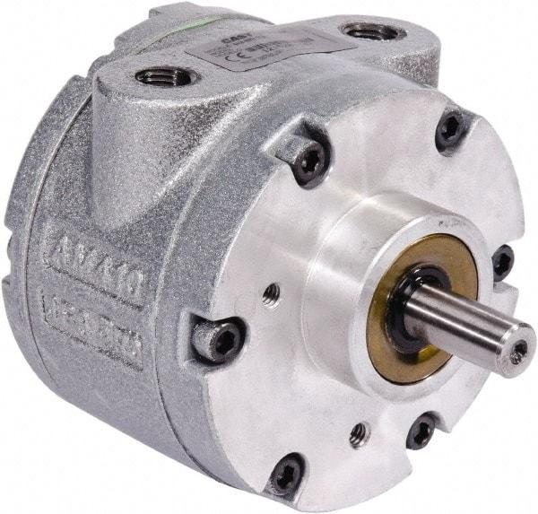 Gast - 1.7 hp Reversible Face Air Actuated Motor - 0:00 Gear Ratio, 3,000 Max RPM, 1.12" Shaft Length, 1/2" Shaft Diam - Exact Industrial Supply