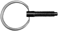 TE-CO - Pull Ring Plungers Thread Size: 1/4-20 Thread Length (Decimal Inch): 0.8000 - Exact Industrial Supply