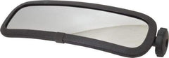 Made in USA - Indoor & Outdoor Convex Safety, Traffic & Inspection Mirrors - Glass Lens, 4" High - Exact Industrial Supply