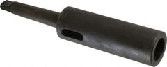 Scully Jones - MT3 Inside Morse Taper, MT2 Outside Morse Taper, Extension Sleeve - Hardened & Ground Throughout, 4.81" Projection, 1.44" Body Diam - Exact Industrial Supply